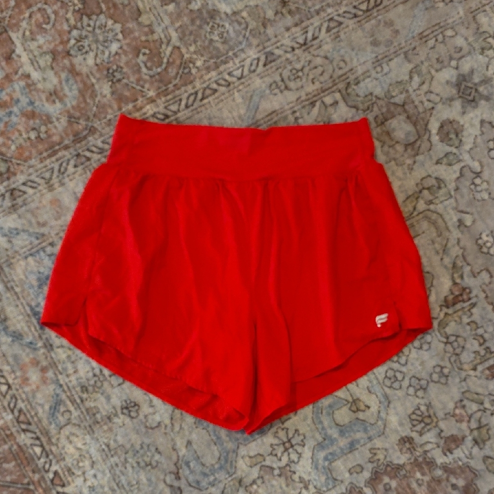 Fabletics Red Women's Athletic Shorts